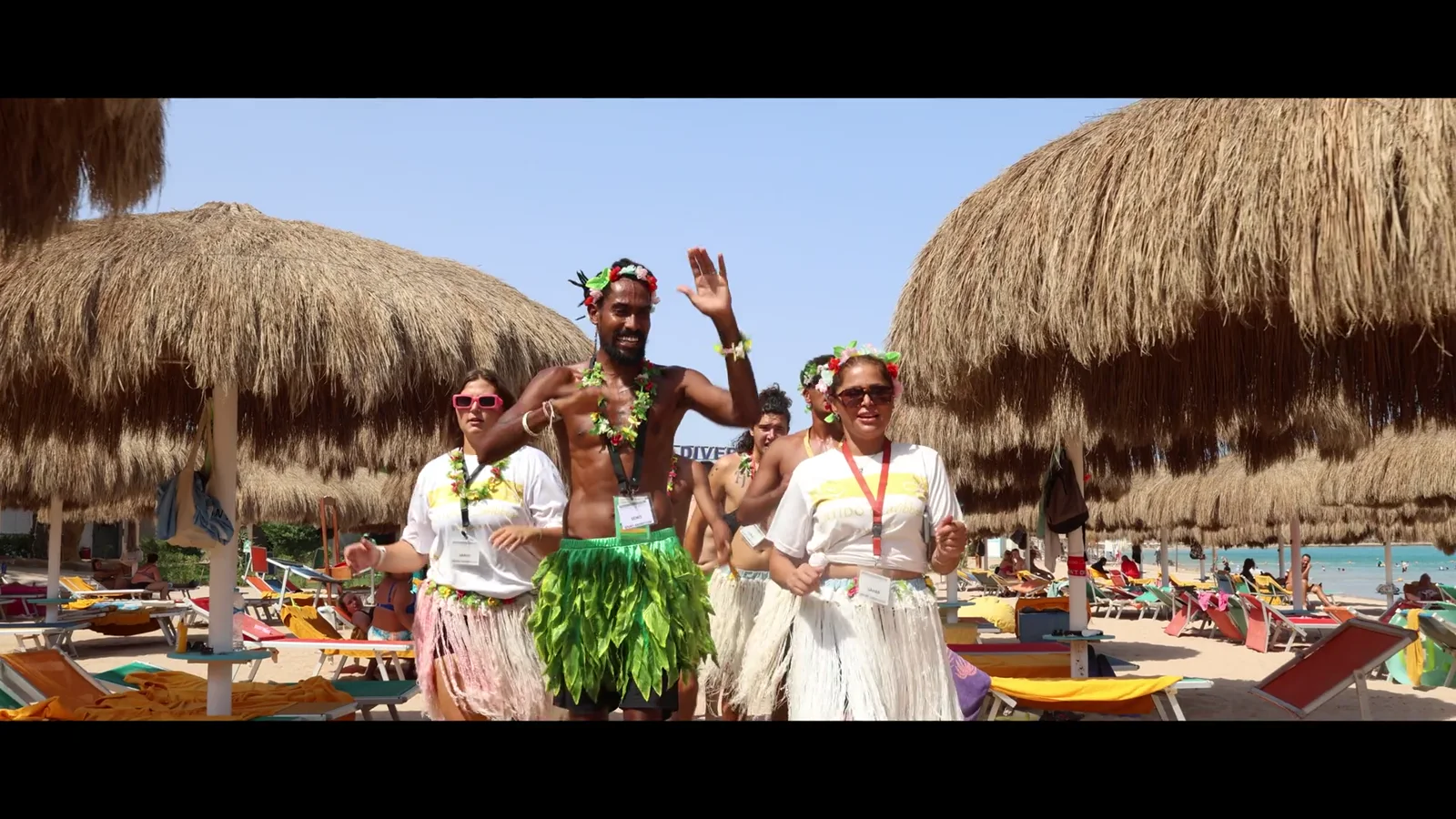 Beach entertainment at Sentido Caribbean World