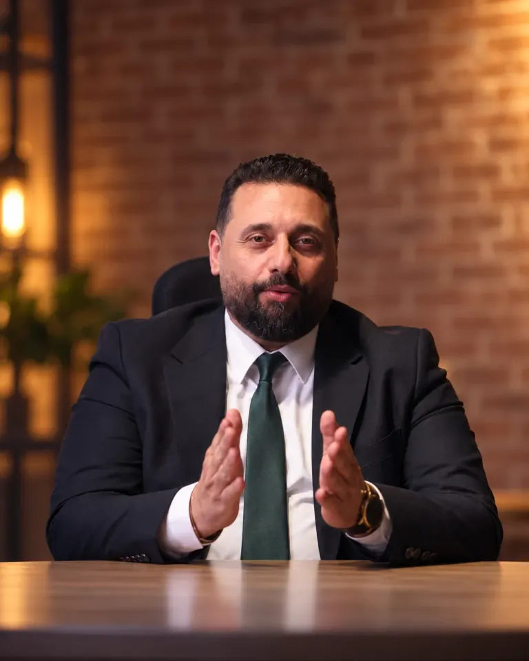 ONESTA Group representative speaking in a cinematic brand-story portrait